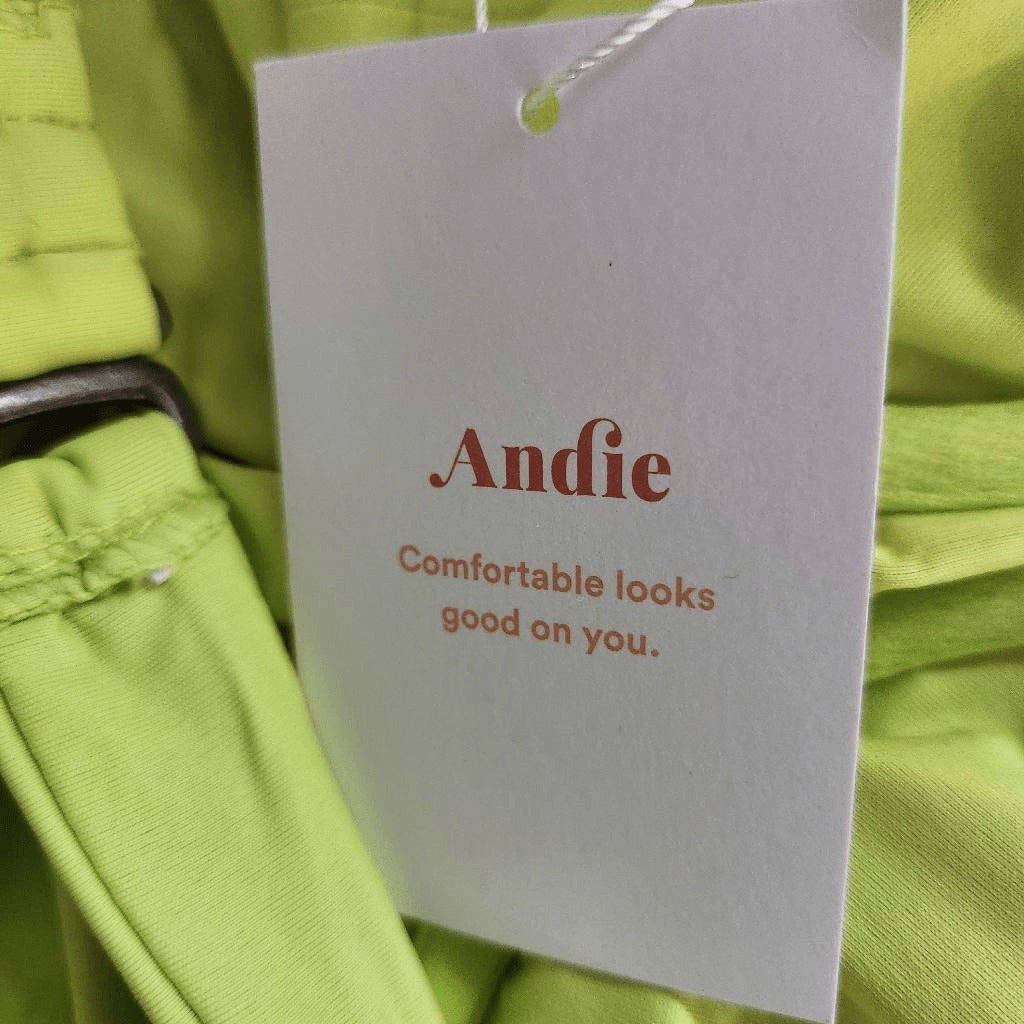 Andie Lime Green One-Piece Swimsuit NWT XS Bright Green One Piece Swimwear