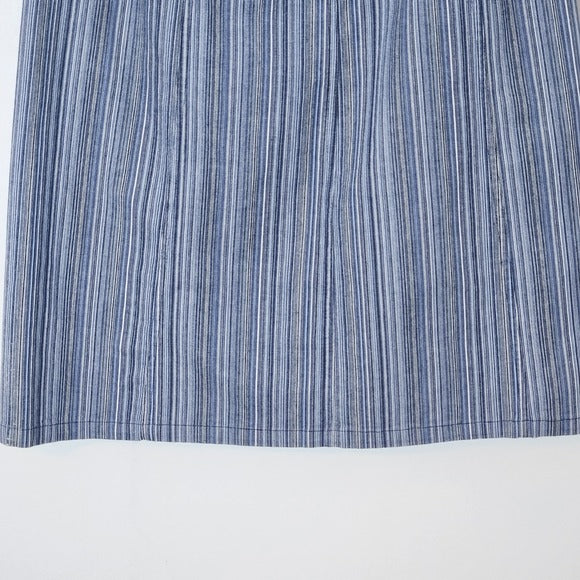 Christopher & Banks Striped Denim A-Line Skirt Size 10