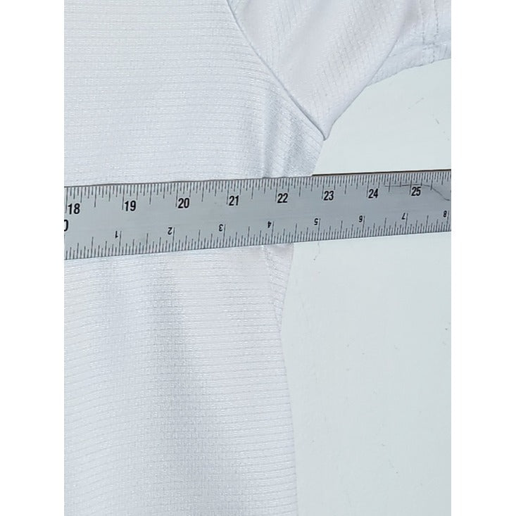 Adidas Mens White Short Sleeve Polo NWT Size Large Flaw