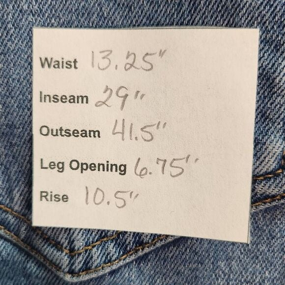 Abercrombie & Fitch Distressed Straight High-Rise Jeans Size 4 90s Fit Jeans