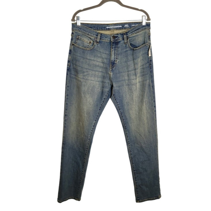 Amazon Essentials Mud Wash Athletic Fit Jeans Size 34x32 NWT