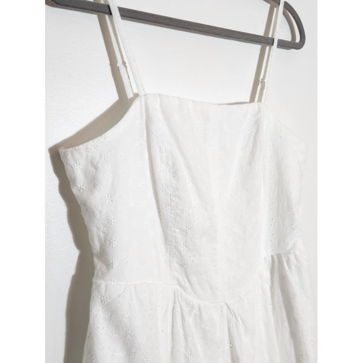 June & Hudson White Bubble Skirt Mini Dress Size XL NWT