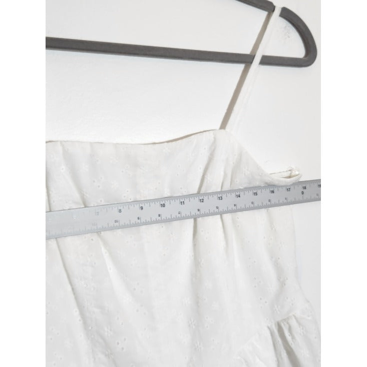 June & Hudson White Bubble Skirt Mini Dress Size XL NWT