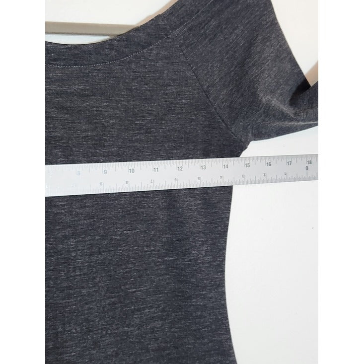 Zara Charcoal Gray Bodycon Dress Size Medium NWOT