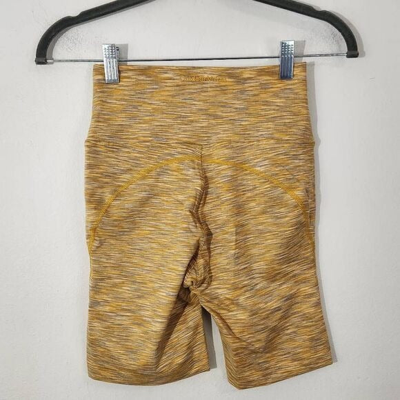Outdoor Voices Yellow Athletic Shorts Size XS Yellow Workout Shorts New