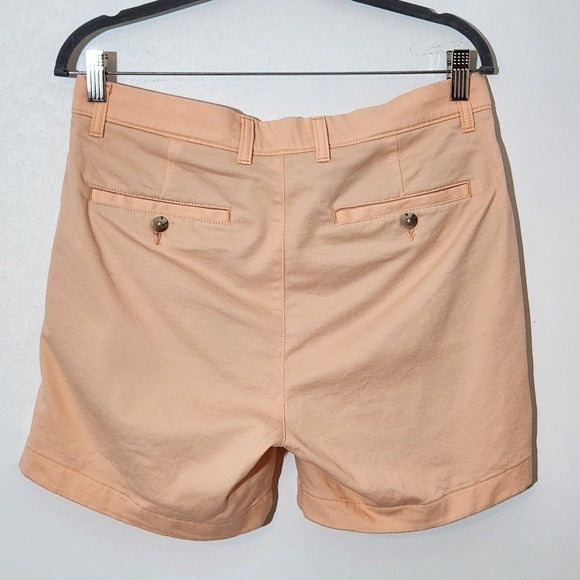 Roundtree & Yorke Peach Chino Shorts Size 32 Men's Preppy Peach Shorts