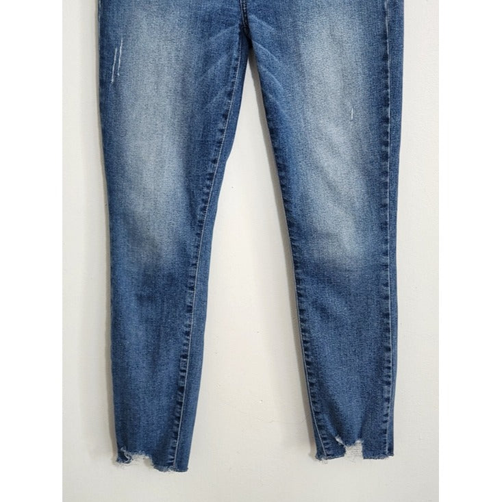 PAIGE Verdugo Ankle Distressed Jeans Raw Hem Size 29