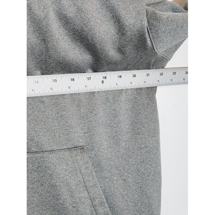 Nike Gray Hoodie with Black Swoosh Accent Size Medium