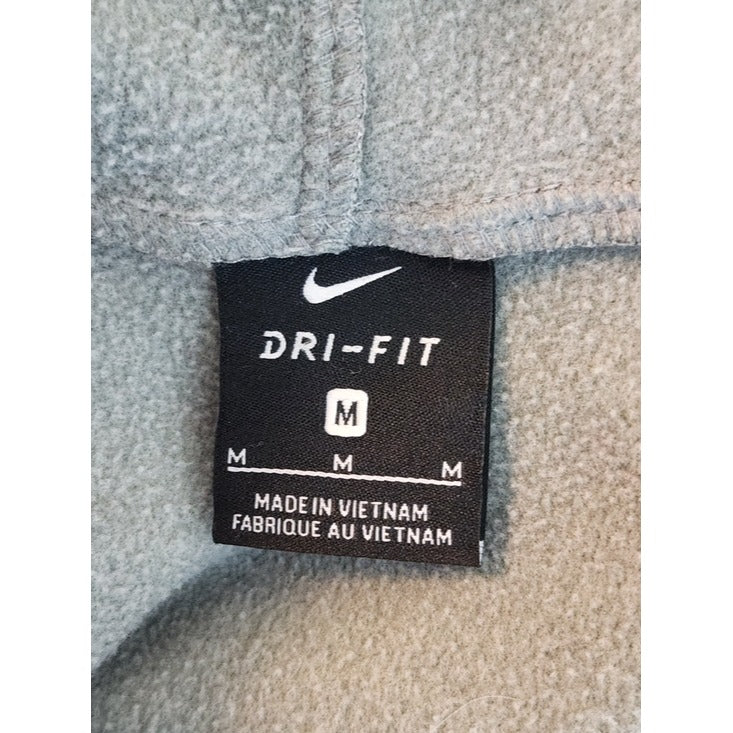 Nike Gray Hoodie with Black Swoosh Accent Size Medium
