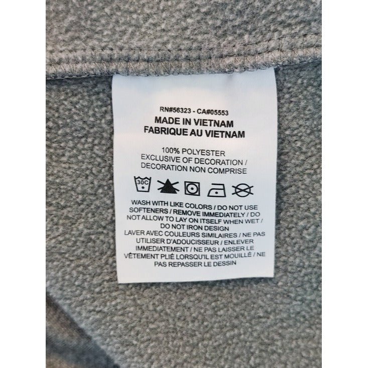Nike Gray Hoodie with Black Swoosh Accent Size Medium