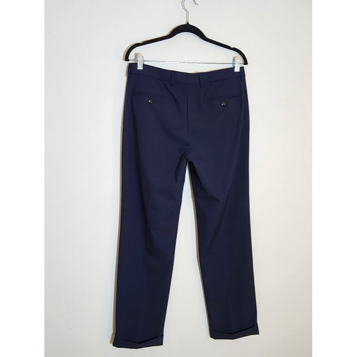 Michael Kors Mens Navy Dress Pants Size 32x30