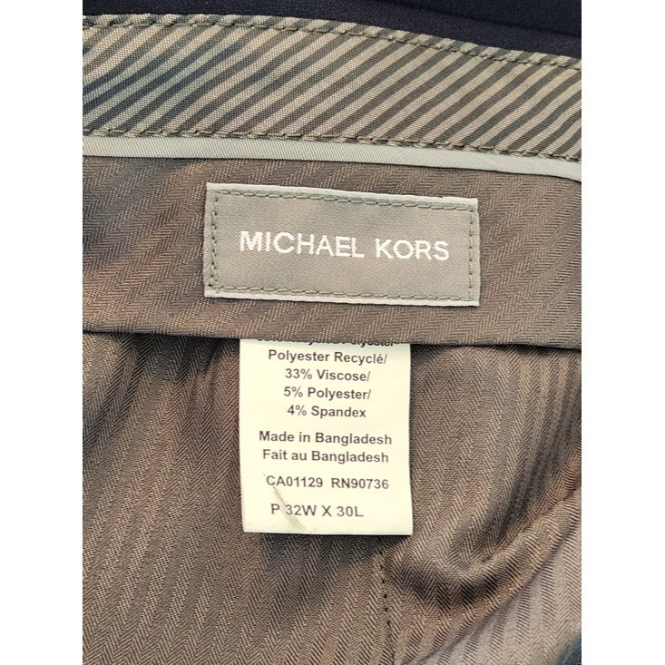 Michael Kors Mens Navy Dress Pants Size 32x30
