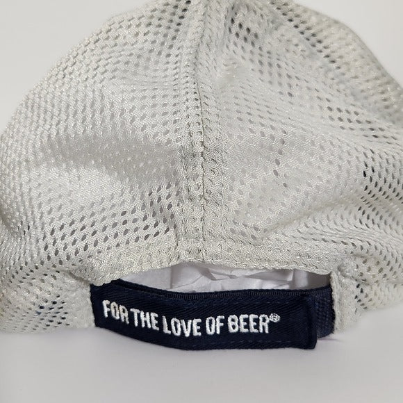 Samuel Adams Navy Logo Trucker Hat Adjustable