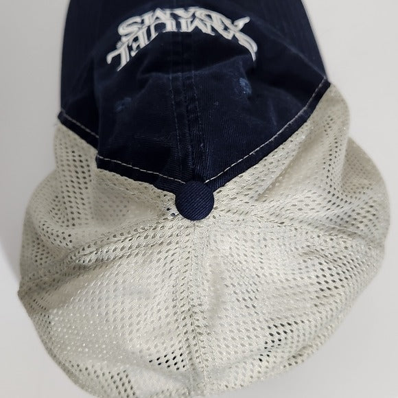Samuel Adams Navy Logo Trucker Hat Adjustable