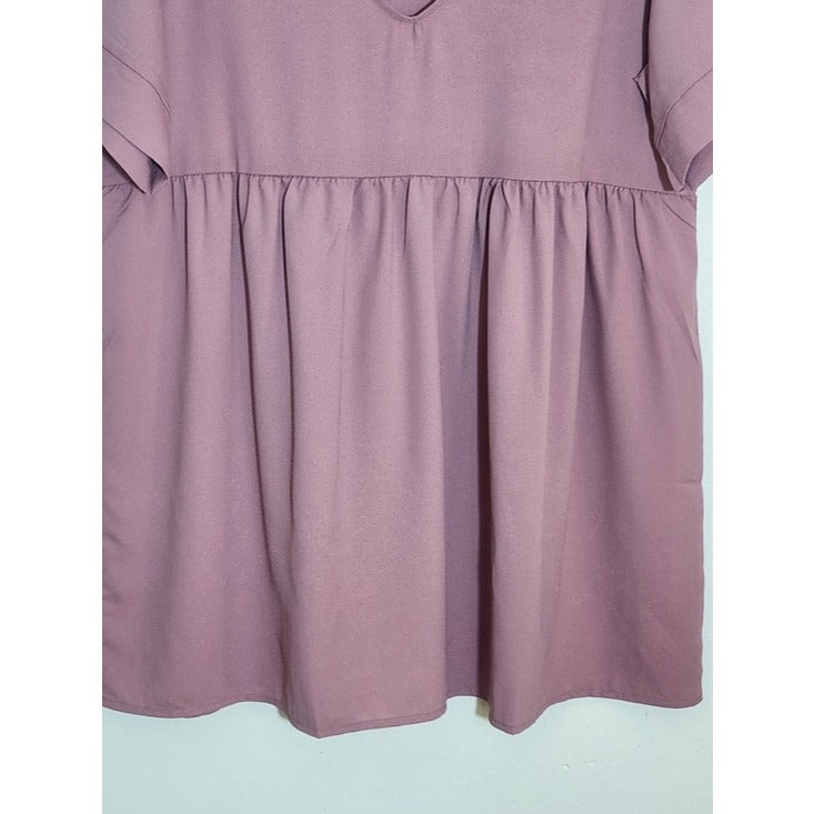 Zenana Pink Oversized Babydoll Top Size Medium NWOT