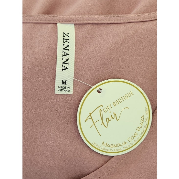 Zenana Pink Oversized Babydoll Top Size Medium NWOT