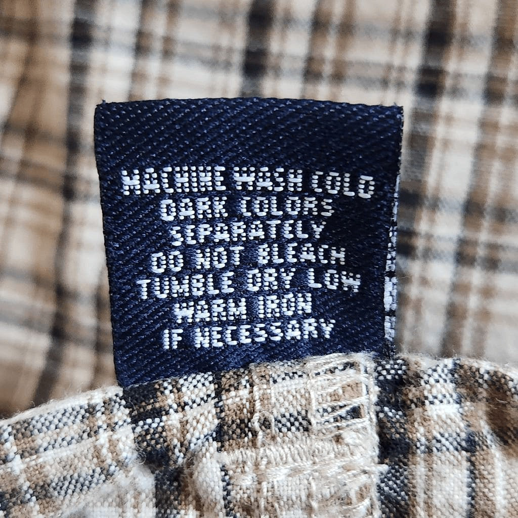 Allison Brittney Brown Plaid Pedal Pushers Size 8 Brown Plaid Retro Long Shorts