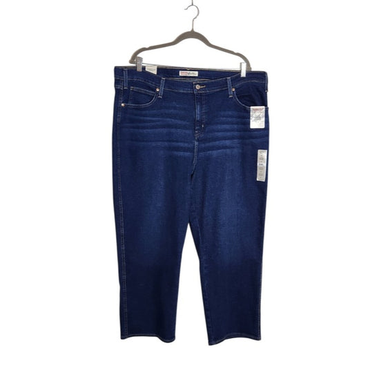 Levi's Heritage Dark Wash High-Rise Straight Leg Jeans Size 22W NWT