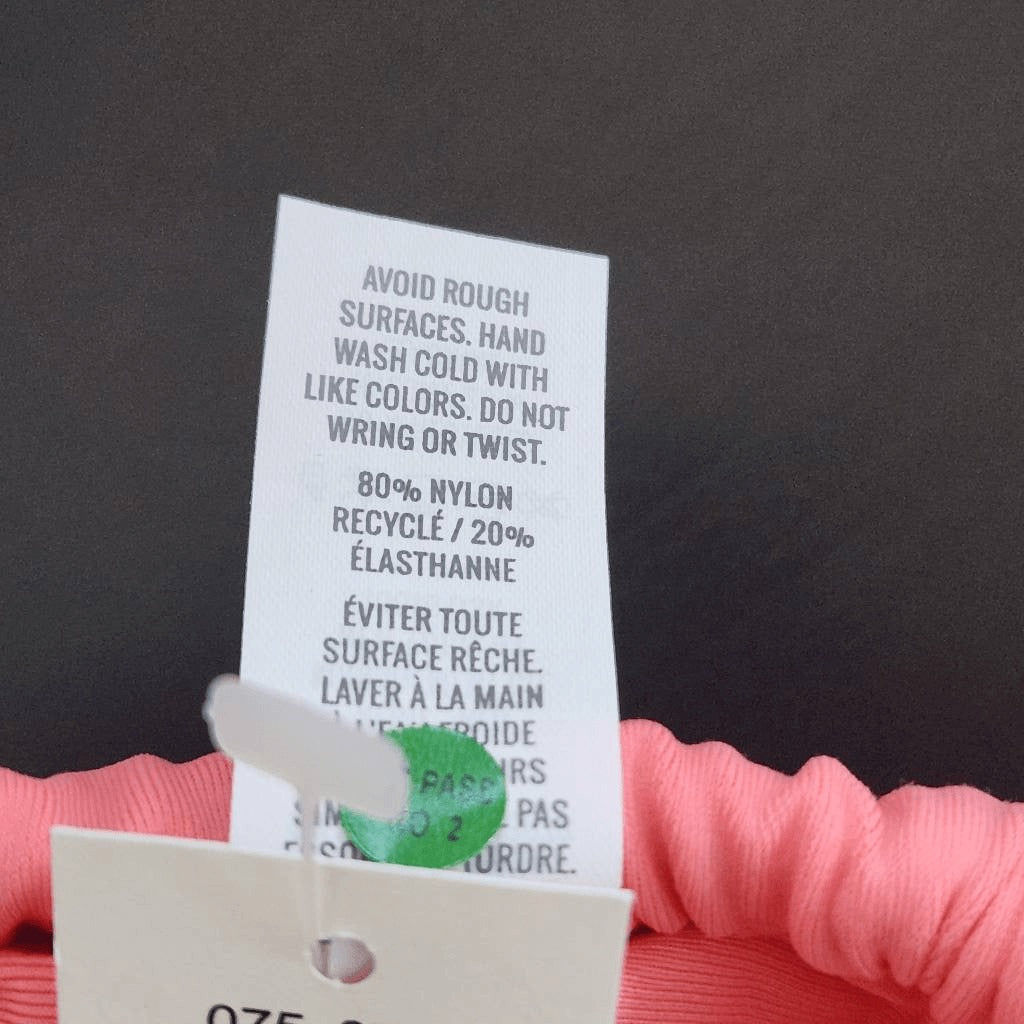 Aerie Pink Bikini Top NWT Size Small Gathered Bandeau Bikini Top