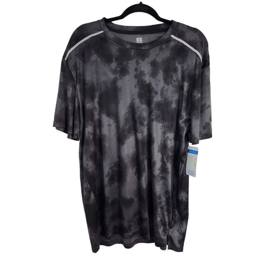 Russell Athletic Black and Gray Tee NWT Size Small Athletic Performance Shirt
