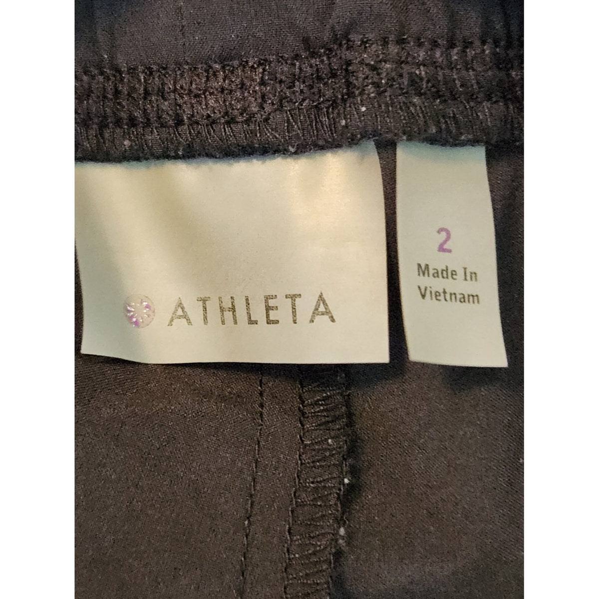 Athleta Black Sleeveless Jogger Jumpsuit with Crossover Back Size 2