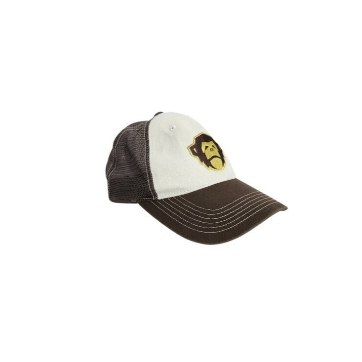 Howler Bros Mens Brown and Cream Monkey Patch Trucker Hat One Size