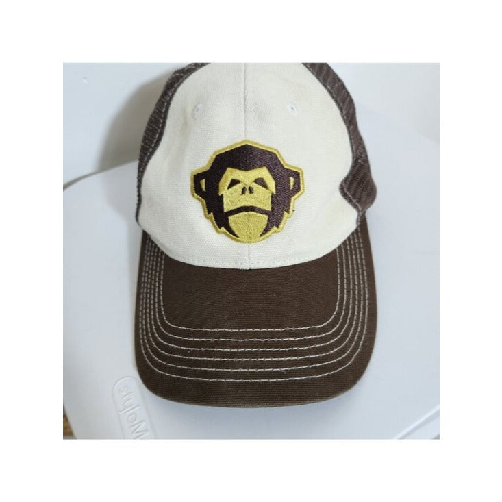 Howler Bros Mens Brown and Cream Monkey Patch Trucker Hat One Size