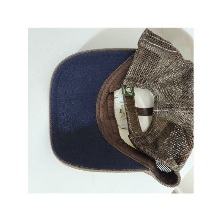 Howler Bros Mens Brown and Cream Monkey Patch Trucker Hat One Size