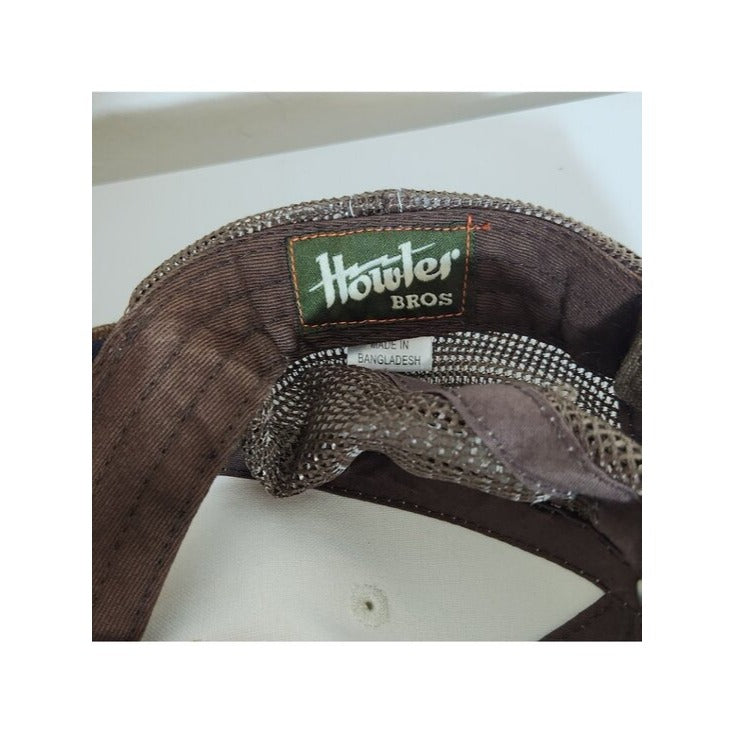 Howler Bros Mens Brown and Cream Monkey Patch Trucker Hat One Size