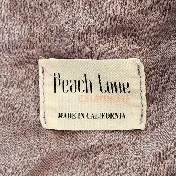 Peach Love California Light Purple Balloon Sleeve Blouse Size Large
