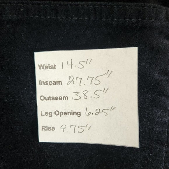 Talbots Black Velvet Pants Size 2 Petite Black Velveteen Straight Leg Pant