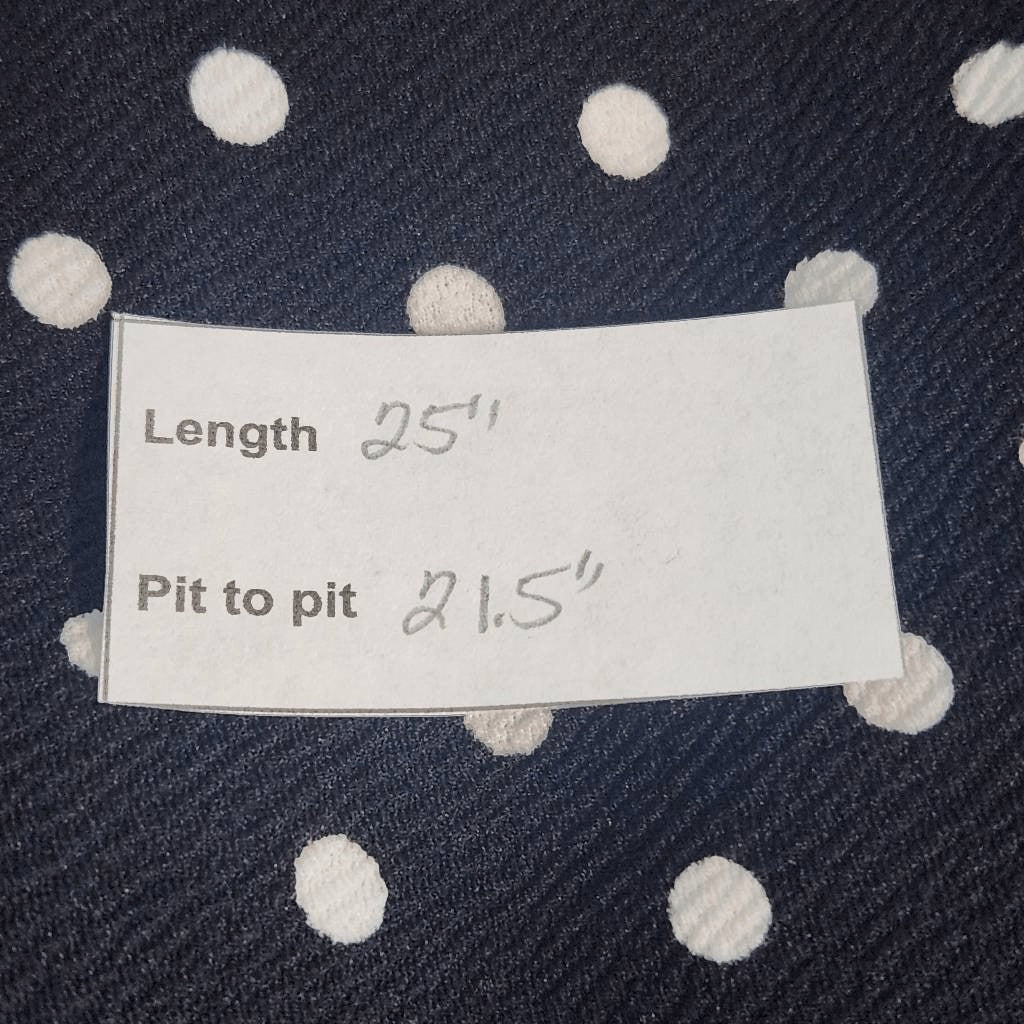 Green Envelope Black and White Polka Dot Blouse with Bell Sleeves NWT Size 1X