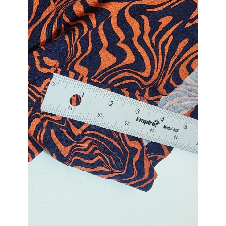 Serra Terra Cotta and Navy Boho Print Shorts Size Small NWT