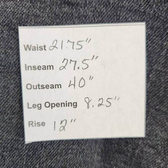 St. John's Bay Black Girlfriend Straight Leg Jeans Size 24